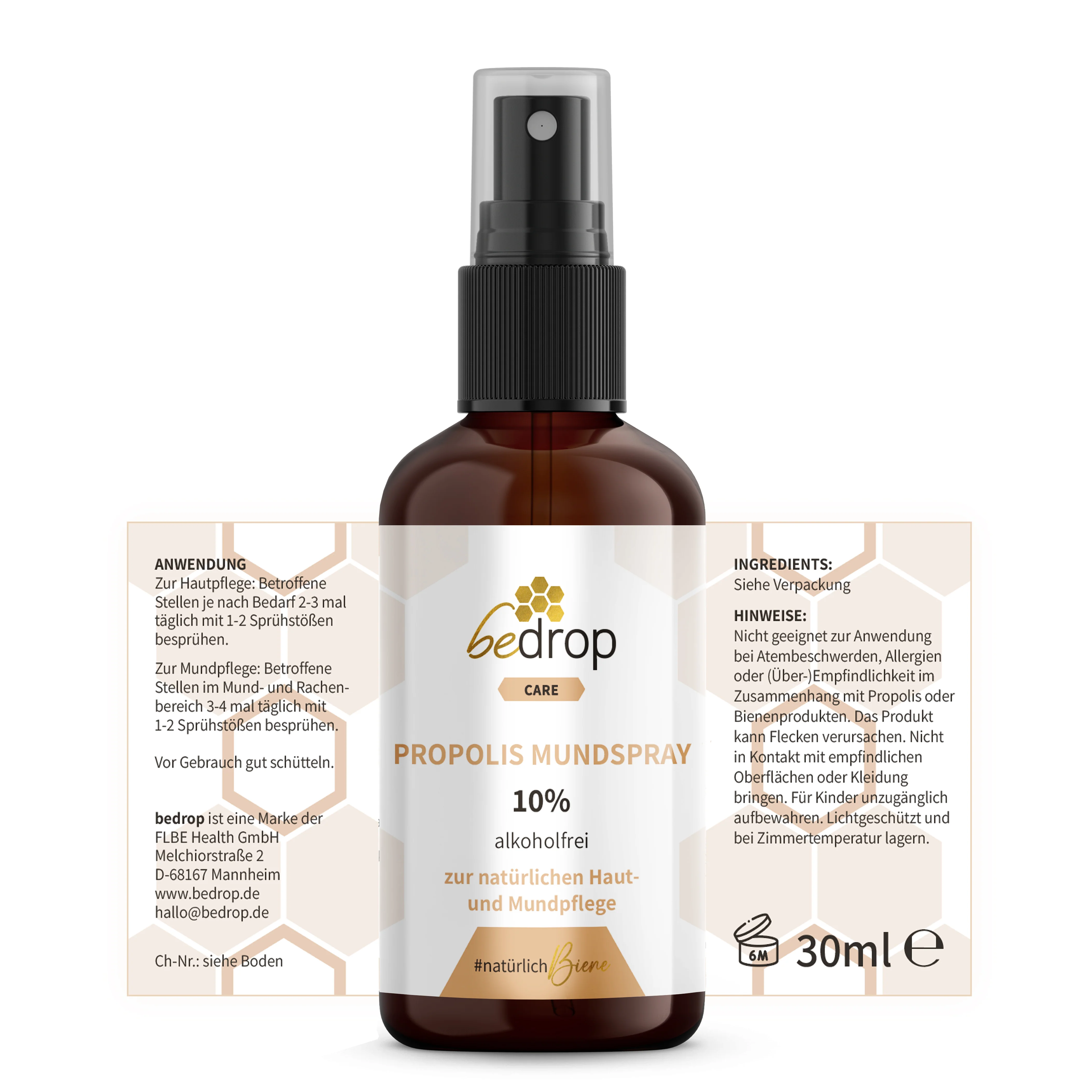 Propolis Tinktur Mundspray (alkoholfrei & wasserlöslich) - 30ml - Image 6